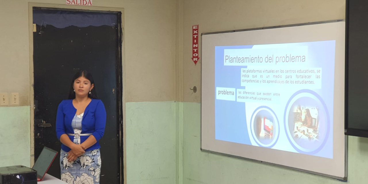Estudiantes sustentan monografías